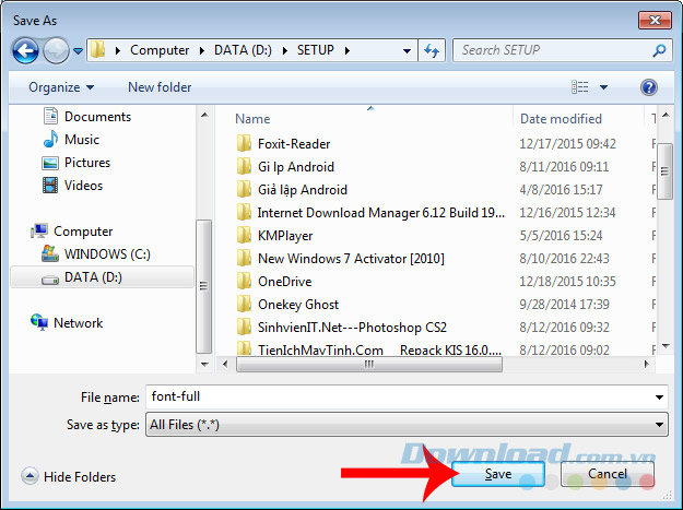 Lưu file