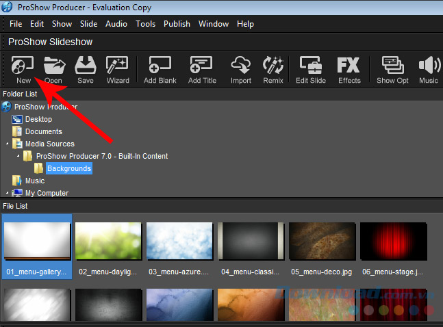 Tạo slide mới Tạo slide mới