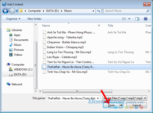 Chọn nhạc Chọn nhạc