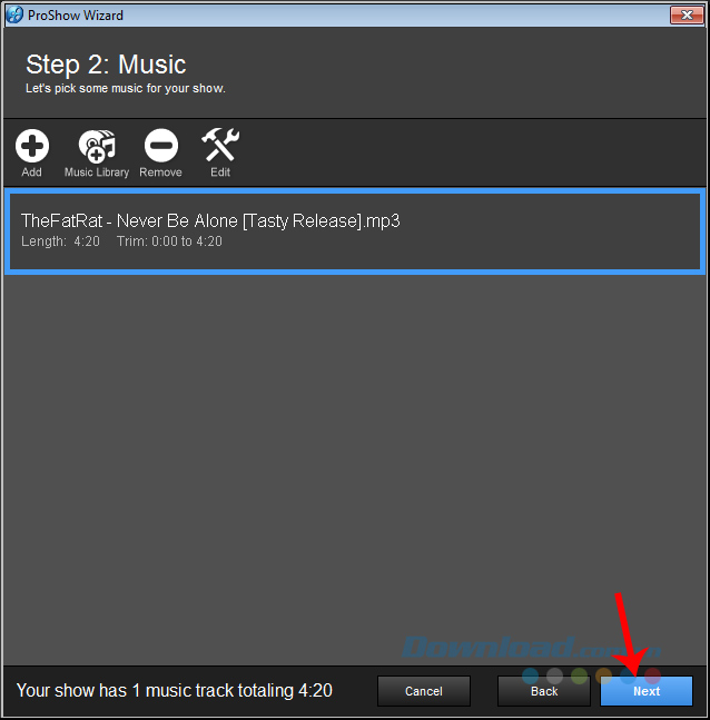 Chọn Next Chọn Next