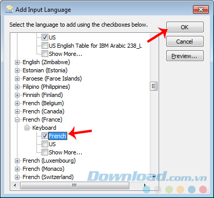 Chọn French Chọn French