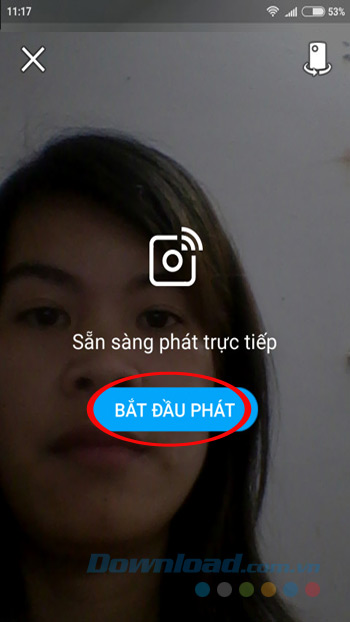 Bắt đầu phát Live Video Bắt đầu phát Live Video