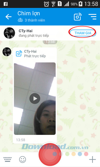 Tham gia Live Tham gia Live