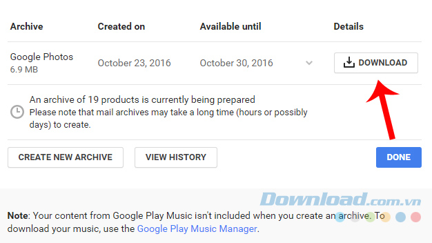 Click Download