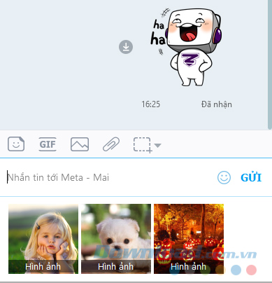 Gửi nhiều ảnh cùng lúc