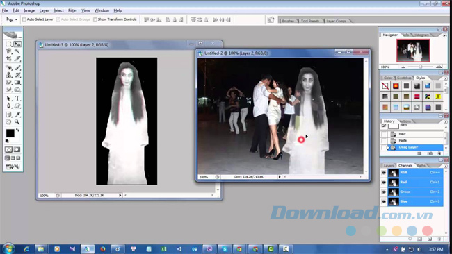 Tạo ảnh ma Tạo ảnh ma