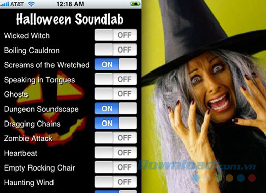Ứng dụng tạo âm thanh Halloween Soundlab Ứng dụng tạo âm thanh Halloween Soundlab
