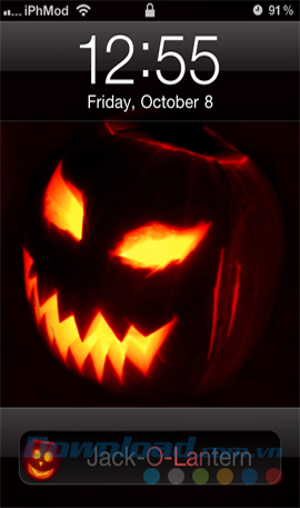 Khóa màn hình phong cách Halloween Khóa màn hình phong cách Halloween