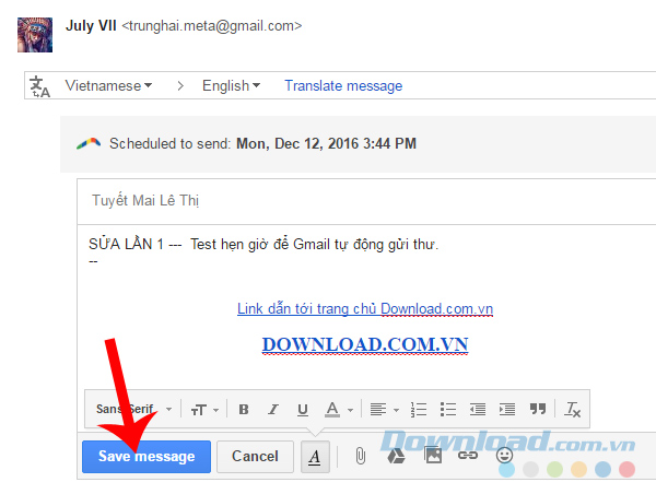 Save message Save message