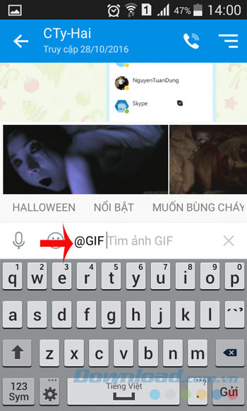 Chọn ảnh GIF Halloween