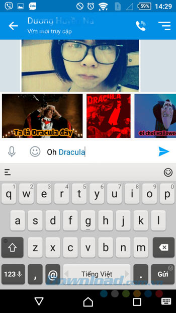 Gõ từ khóa Dracula