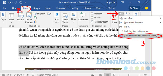 Quick Parts Quick Parts