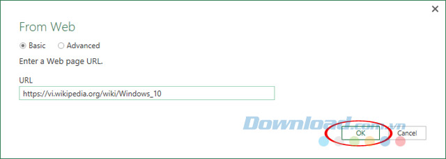 Nhập đường dẫn Nhập đường dẫn