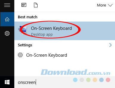 On-Screen Keyboard On-Screen Keyboard