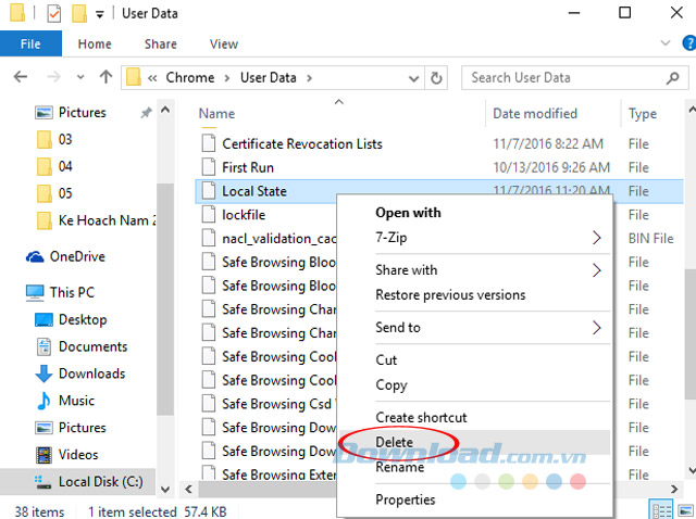 Xóa Local State Xóa Local State