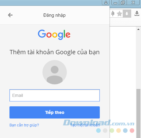 Điền email
