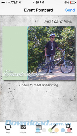 SnapShot Event Postcard for iOS