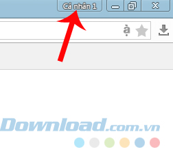 Click vào tên "Cá nhân 1"