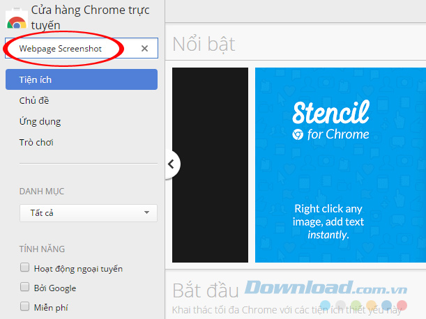 Tìm kiếm tiện ích Tìm kiếm tiện ích
