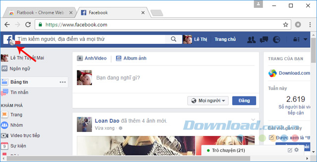 Giao diện truyền thống Giao diện truyền thống