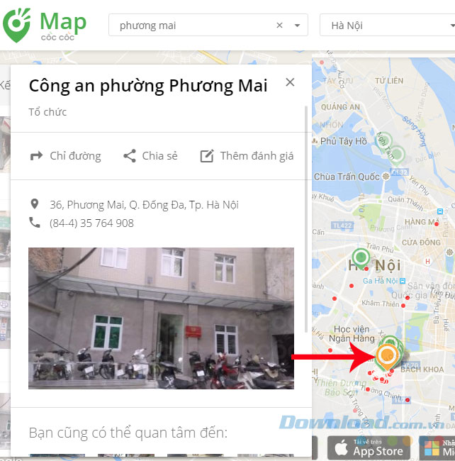 Chọn nơi cần tới Chọn nơi cần tới