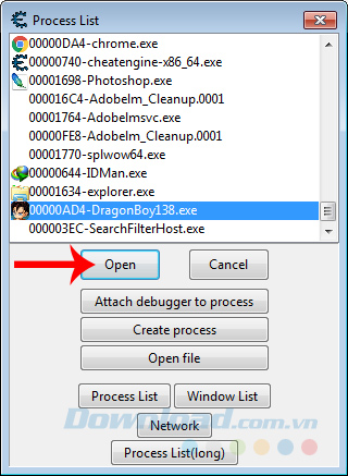 Chọn vào biểu tượng game