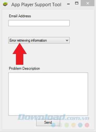 Error retrieving information