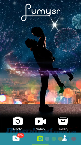 Giao diện chính của Lumyer