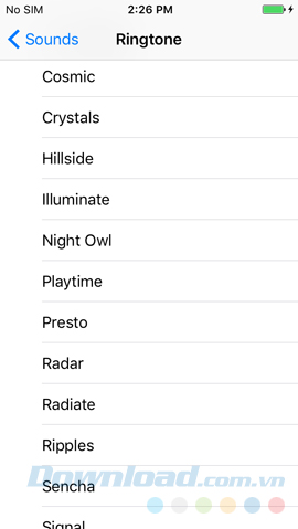 Nhạc chuông trong máy