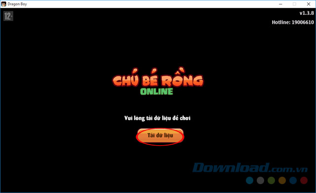 Tải dữ liệu game Chú bé rồng Tải dữ liệu game Chú bé rồng