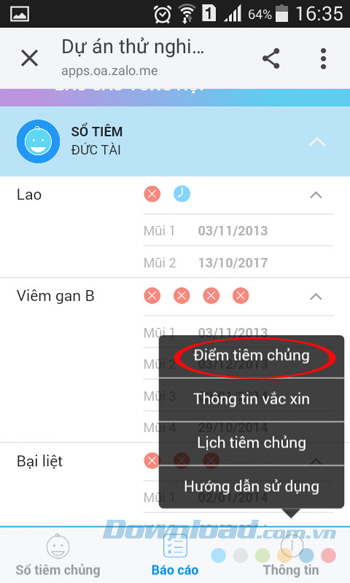 Điểm tiêm chủng