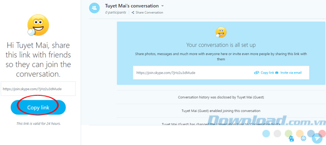 Sao chép liên kết