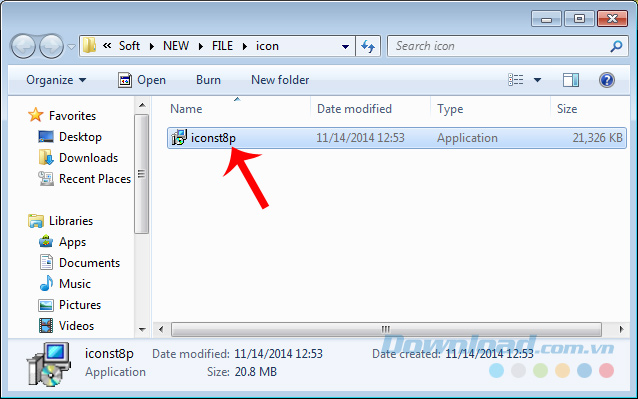 Chạy file cài đặt