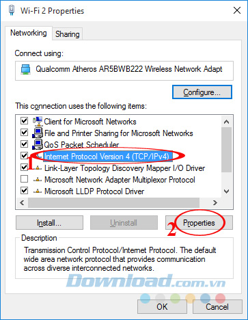 Internet Protocol Version 4 (TCP/IPv4)