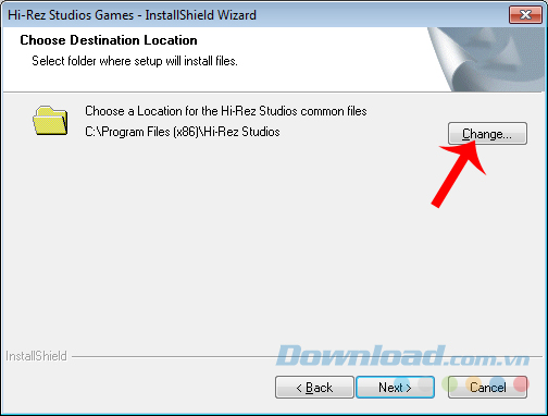 Đổi vị trí cài Đổi vị trí cài