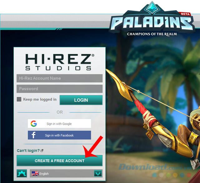 Tạo tài khoản Tạo tài khoản