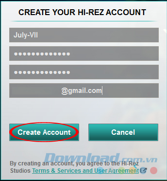 Thông tin tài khoản Thông tin tài khoản