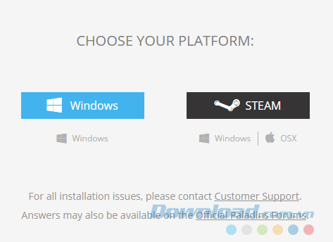 Chọn phiên bản Chọn phiên bản