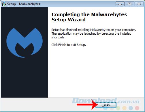 Cài đặt thành công