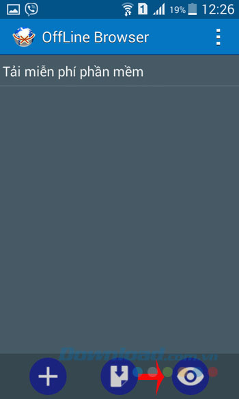 Nhấn vào hình cái mắt