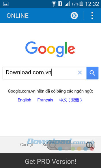 Tìm kiếm trang web