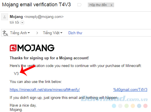Email xác nhận