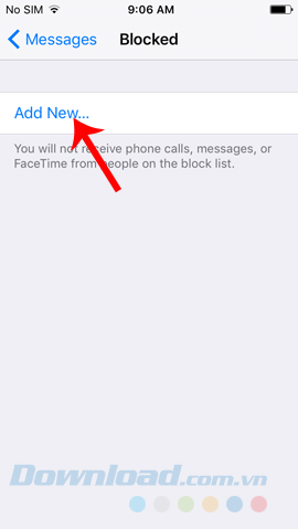 Thêm người cần chặn Thêm người cần chặn