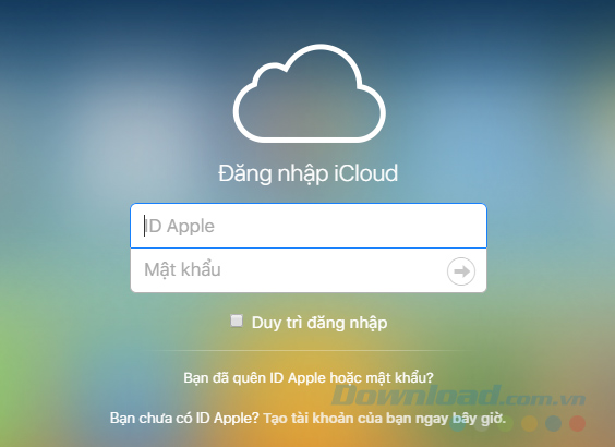 Trang chủ iCloud