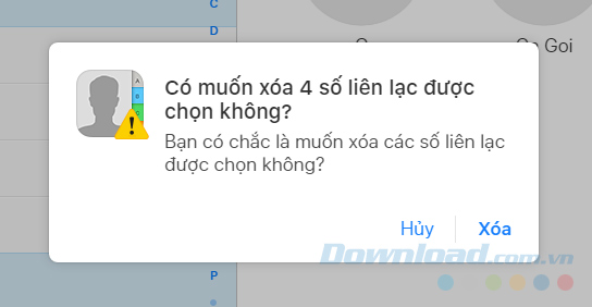 Xác nhận xóa