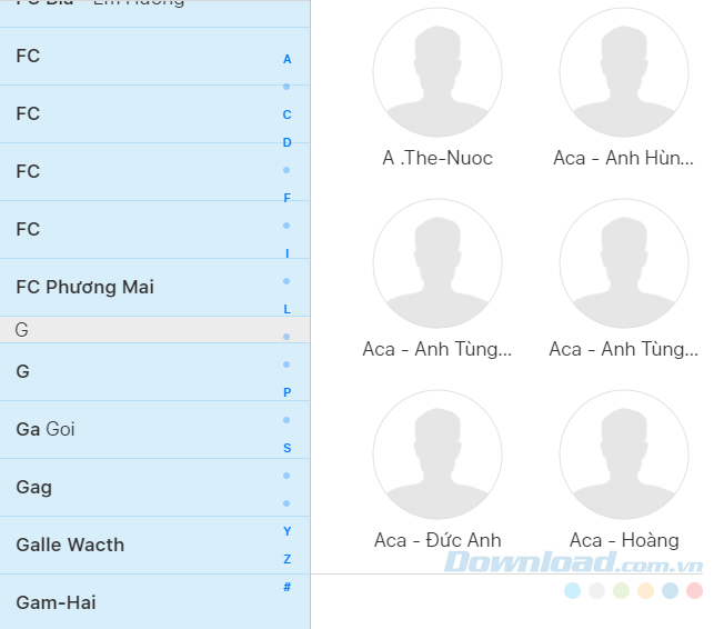 Xóa toàn bộ danh bạ