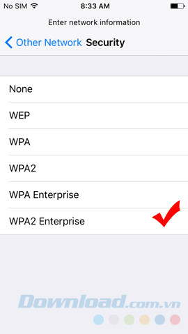 Chuyển chế độ WPA