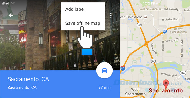 Tải bản đồ offline