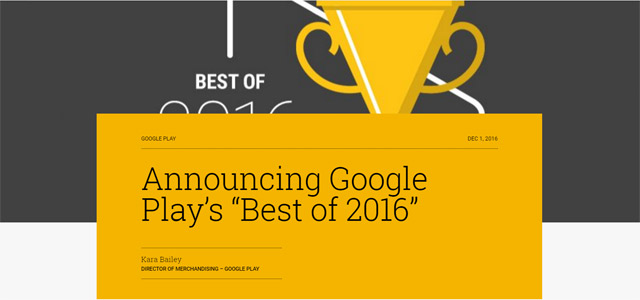 Bảng xếp hạng ứng dụng tốt nhất 2016