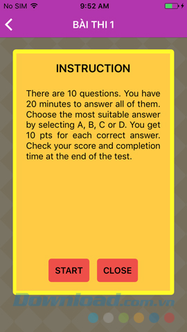 Hướng dẫn làm bài